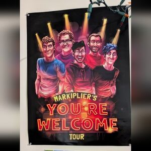 Markiplier's You're Welcome Tour Poster - Vibrant Colors